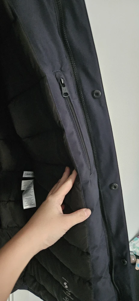 Calvin Klein Men's Navy Winter Jacket - Size L #Cleanout - photo 3