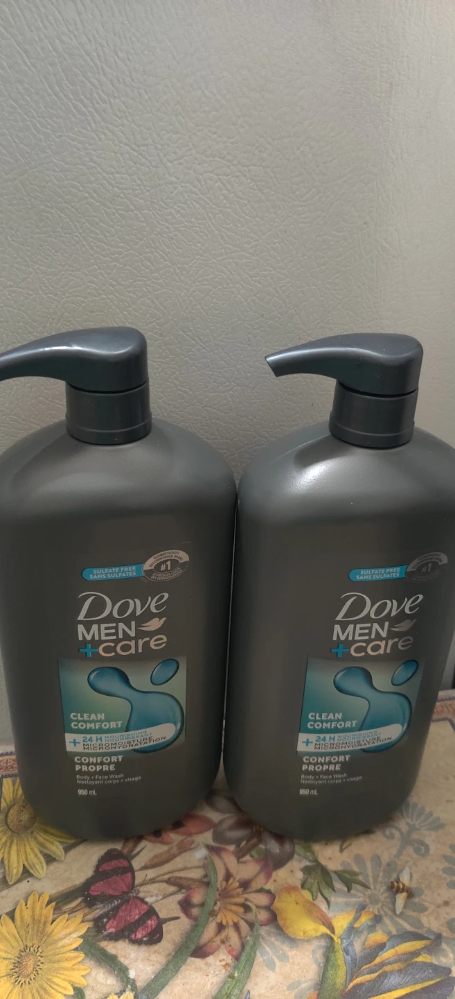 Dove Men+Care Clean Comfort Body Wash 950mlx 2