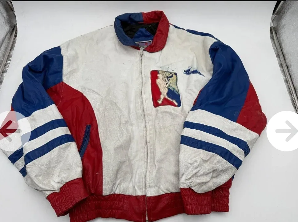 Northland Leather Baseball Jacket - Size M