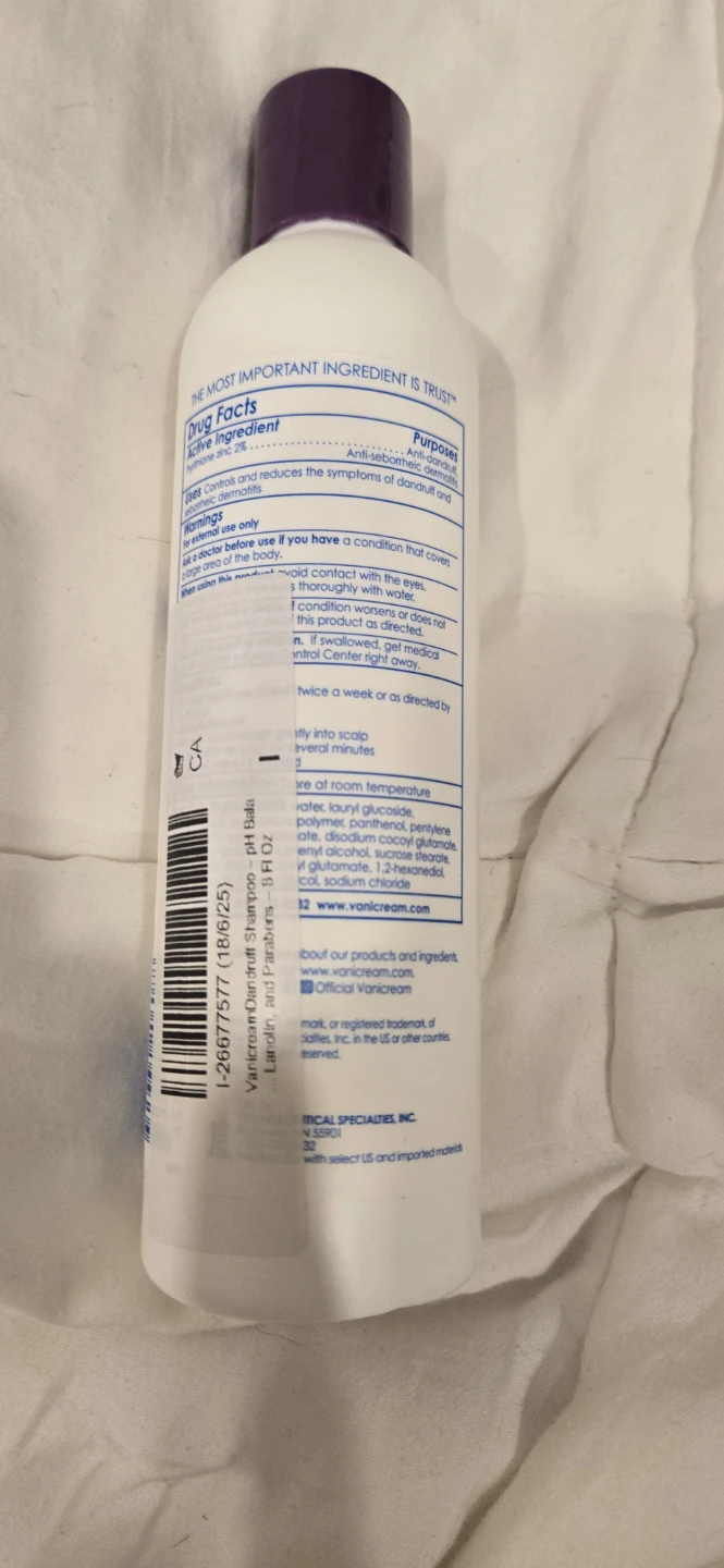 Vanicream Dandruff Shampoo 8 fl oz - photo 2