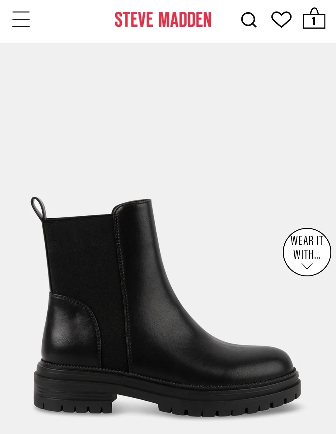 🧡 BNIB Steve Madden Black Ankle Boots – Women’s Size 7