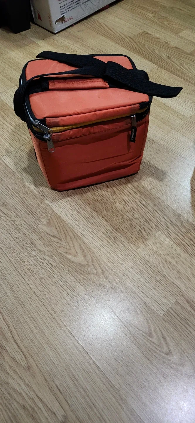 New Froz Ice launch Bag Cooler - Orange and Black image indicator(4)