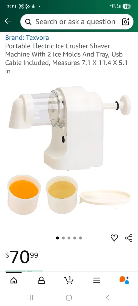 Portable Electric Ice Crusher - New!