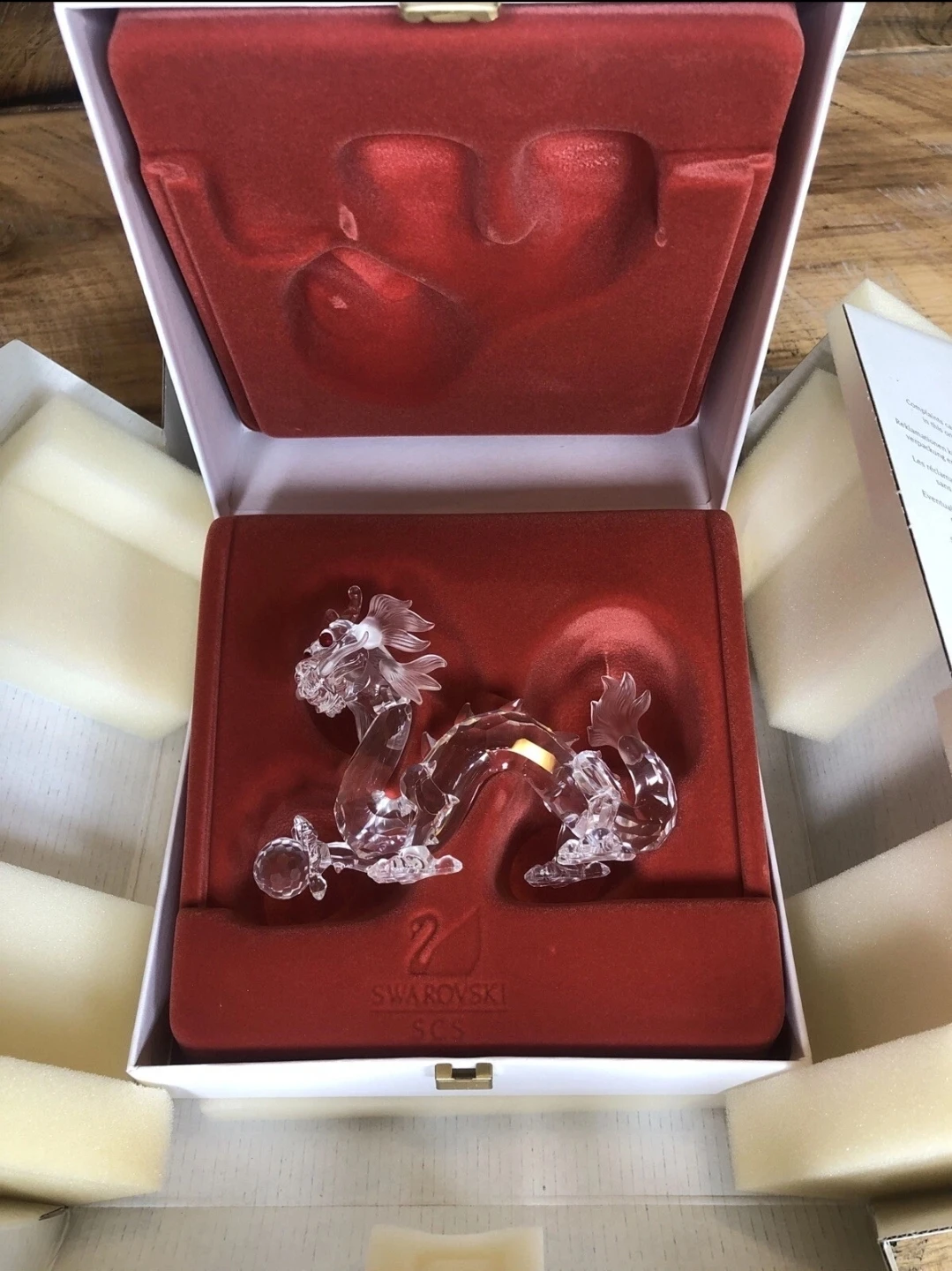 Swarovski SCS Dragon Figurine with Box