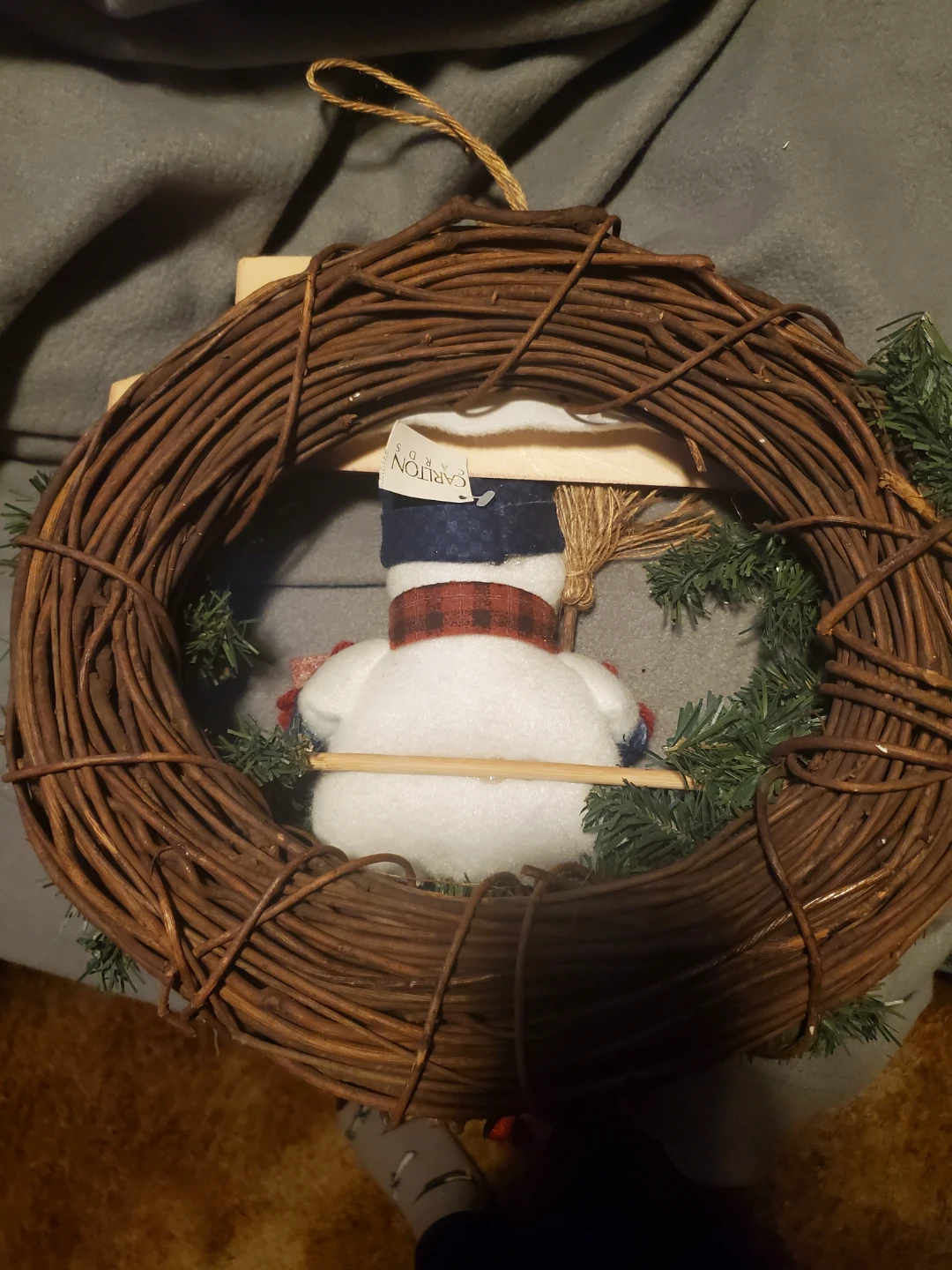 Snowman Wreath Decoration - photo 2