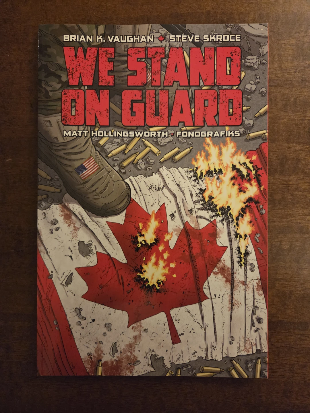 We Stand On Guard by Brian K. Vaughan TPB