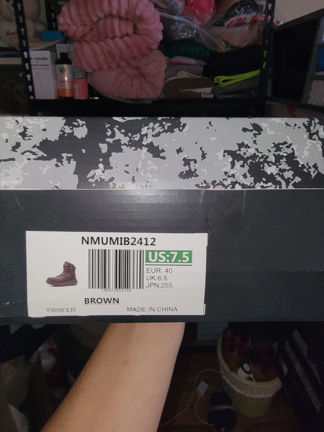 NORTIV 8 Men's Composite Toe Work Boots - Brown US 7.5 - photo 3