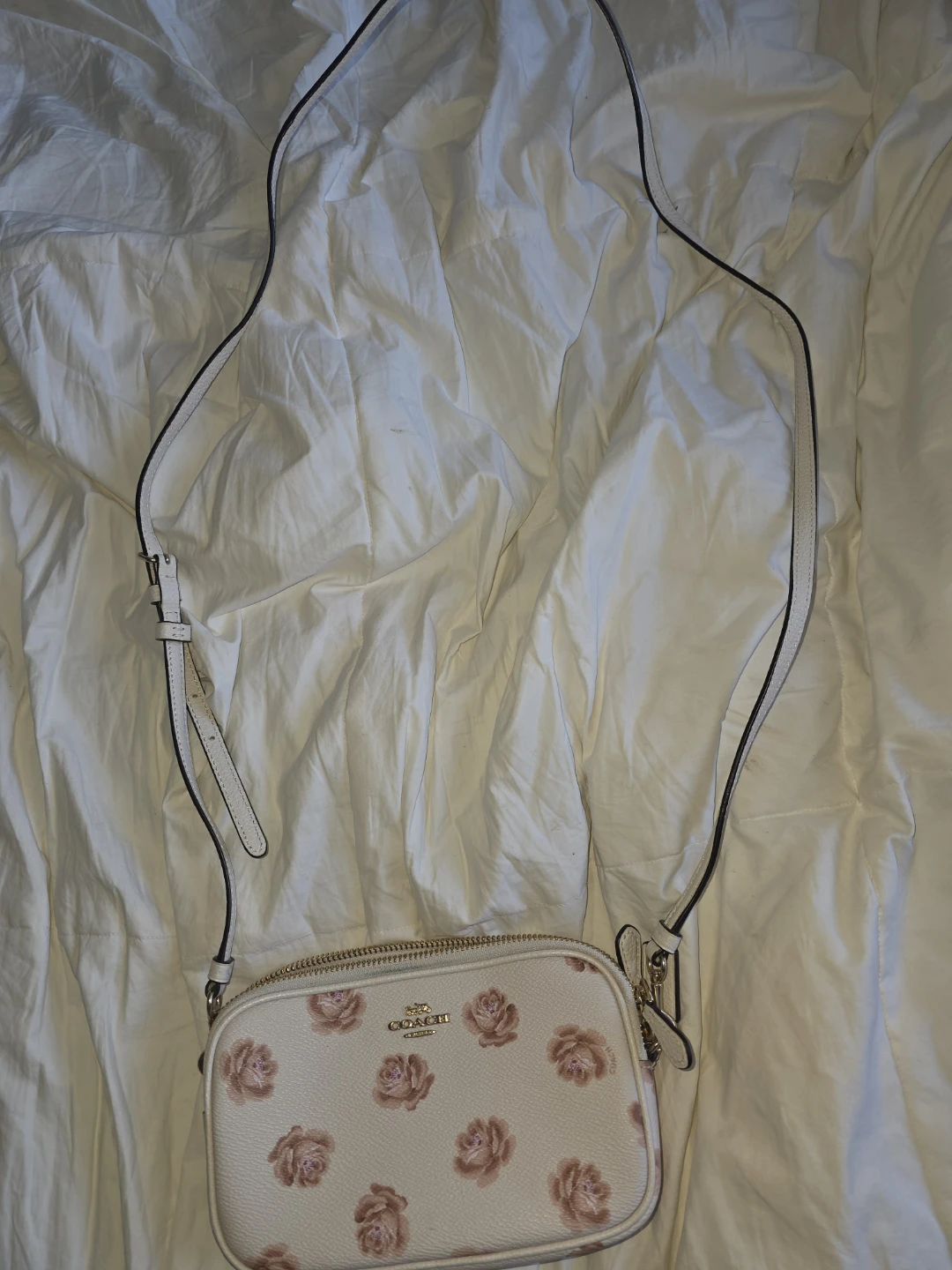 Coach Floral Print Crossbody Bag
