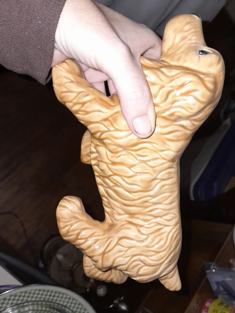 Vintage Ceramic Dog Figurine