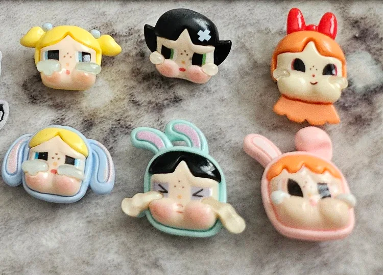 6 Crying Again Powerpuff Girls Shoe Charms #Cleanout