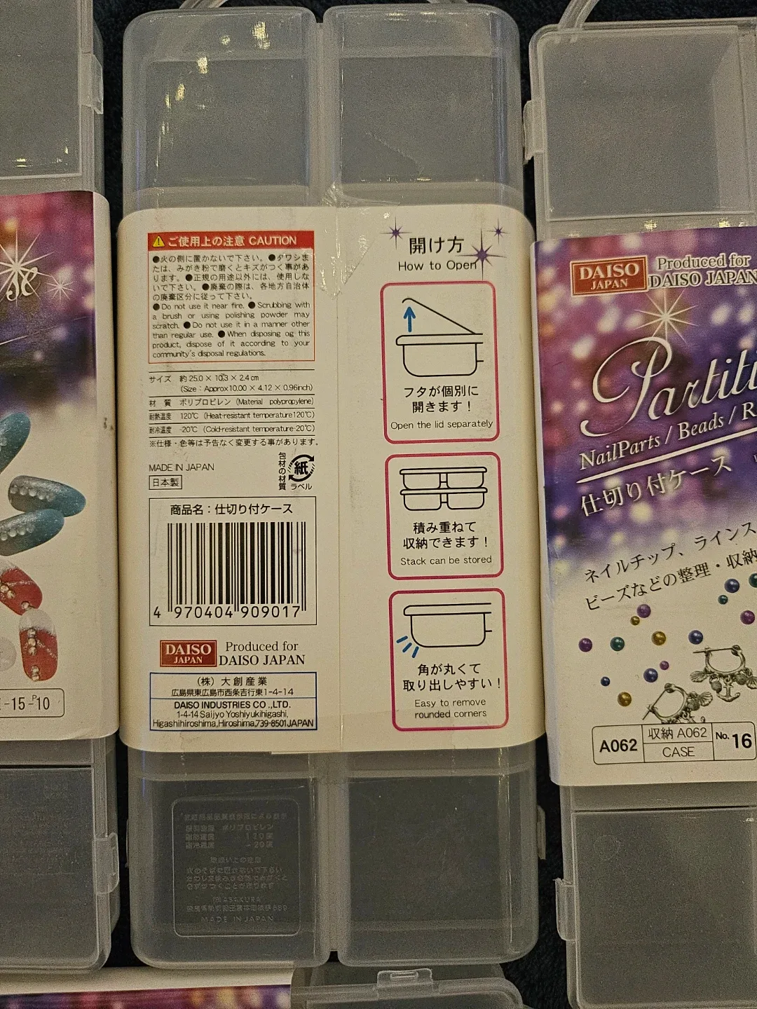 Daiso Partition Case - Nail Parts Organizer (5) image indicator(2)