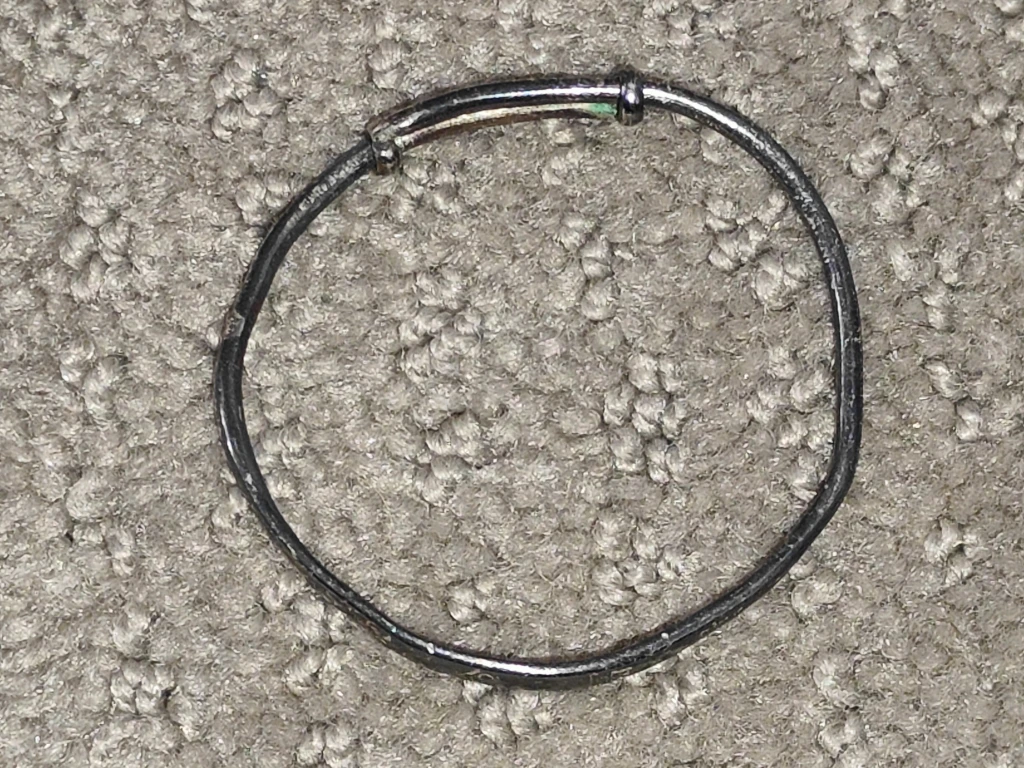 Vintage Chinese "Zu Yin" Fine Silver Baby Bangle Bracelet – 7g