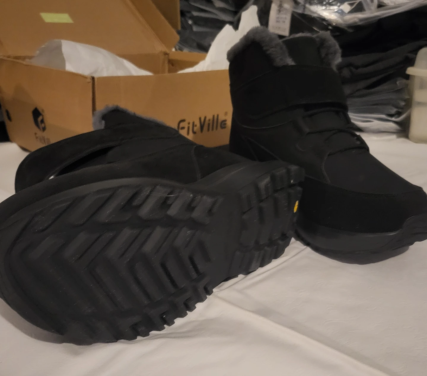 FitVille Black Winter Boots - Brand New in Box - photo 5