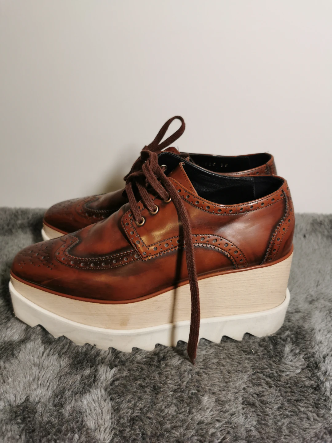 Stella McCartney Platform Oxford Shoes - Size 35 - photo 4