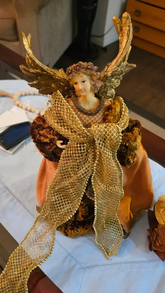 Tree  top angels Figurines - Set of 2 image indicator(4)