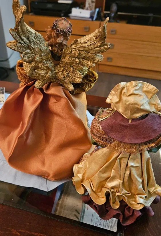 Tree  top angels Figurines - Set of 2 image indicator(5)