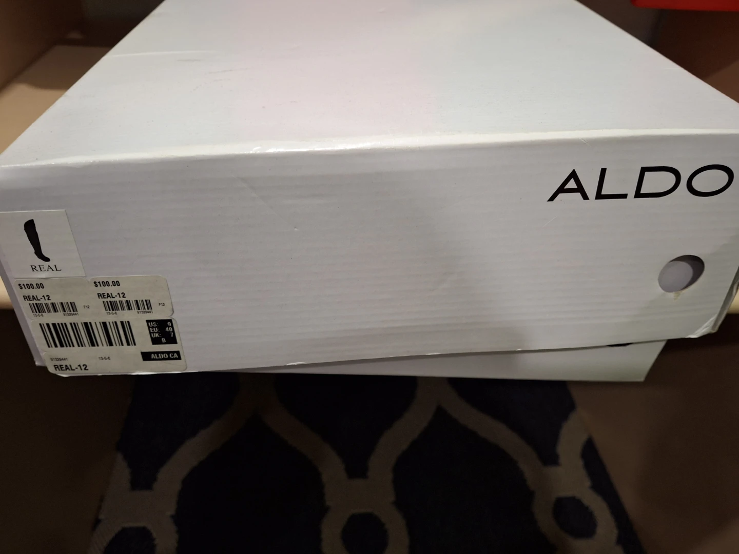 ALDO REAL-12 Black Wedge Boots - Size 9 - photo 3
