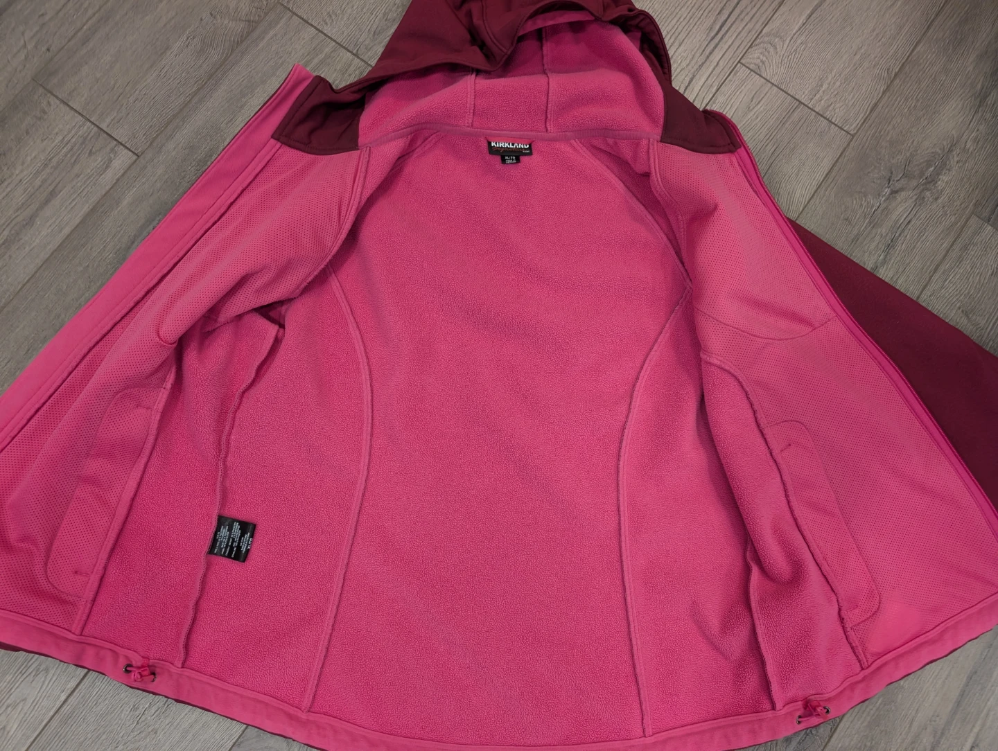 VGUC - Women's Kirkland Spring Fall Pink Jacket Size XL - photo 3