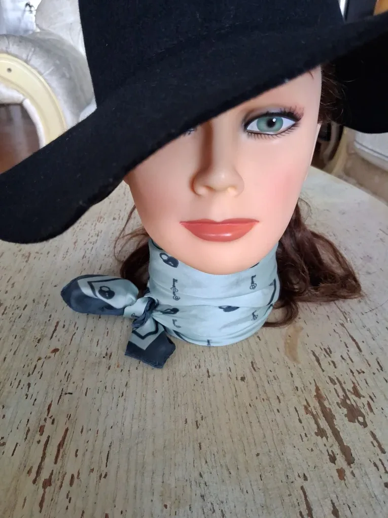 #Cleanout! Diefenthal Black Wool Hat, Size 57cm