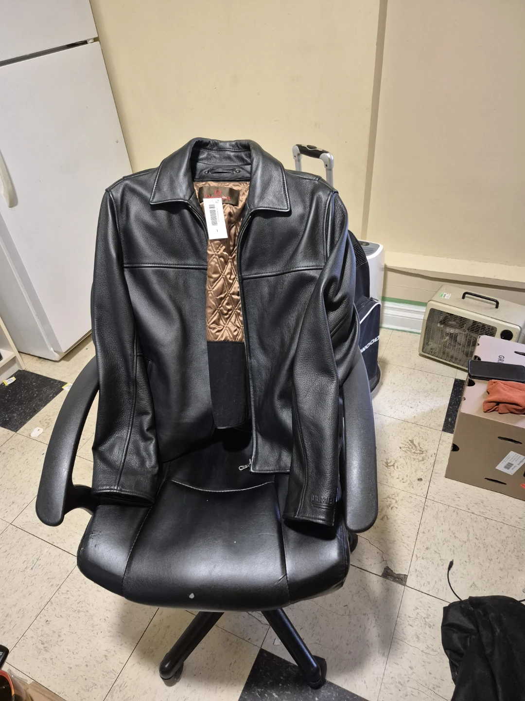 Danier Black Leather Jacket