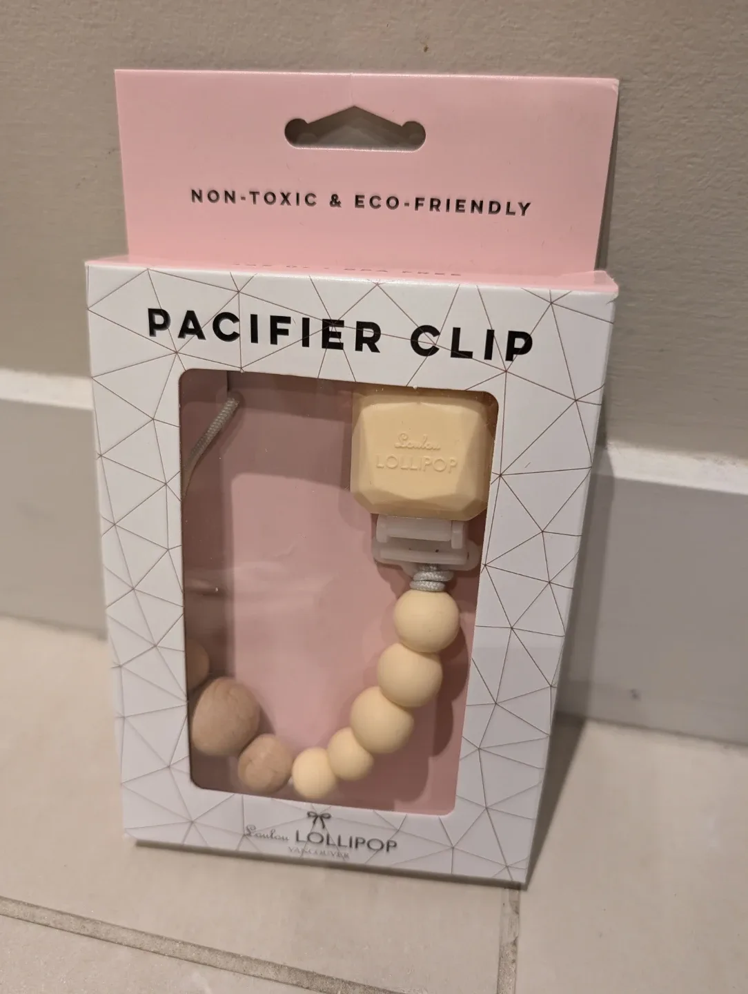 Loulou Lollipop Pacifier Clip - New in Box