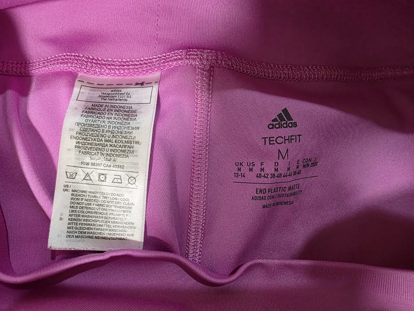 Adidas Techfit Bike Shorts - Size M - photo 3