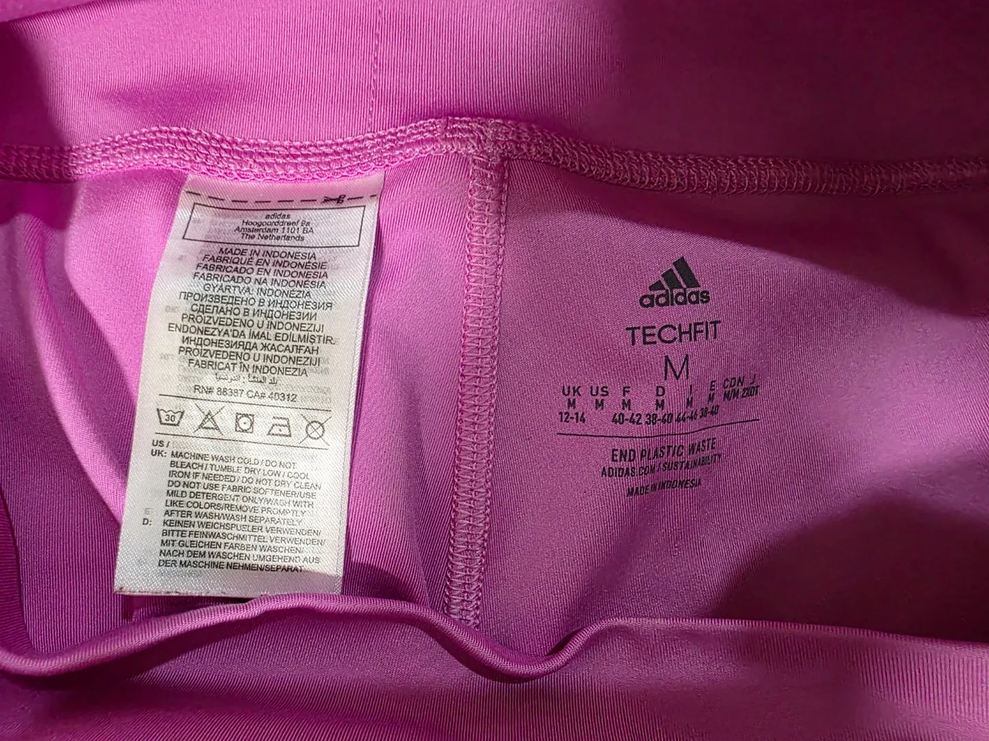 Adidas Techfit Bike Shorts - Size M image indicator(3)