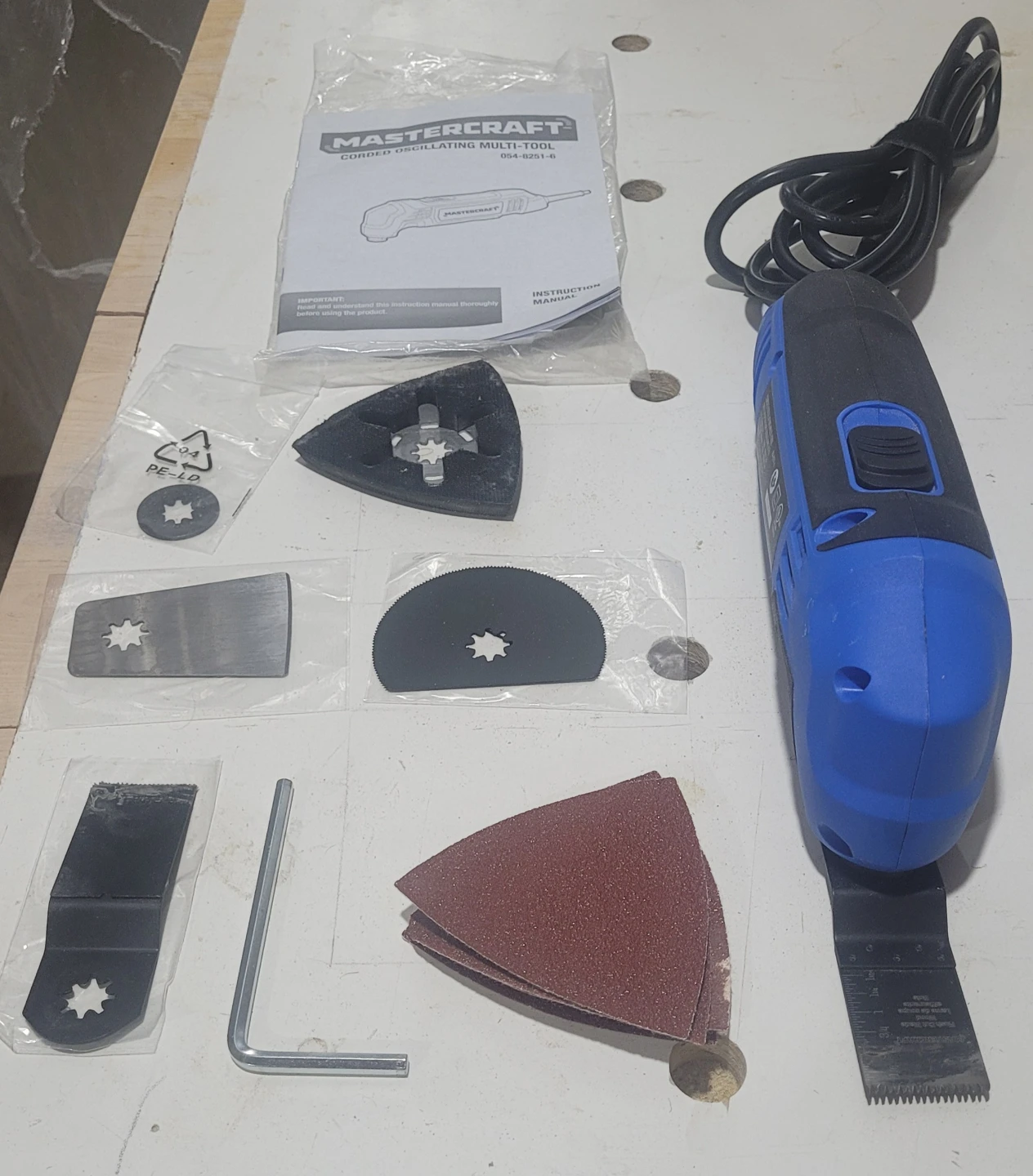 Mastercraft Corded Oscillating Multi-Tool