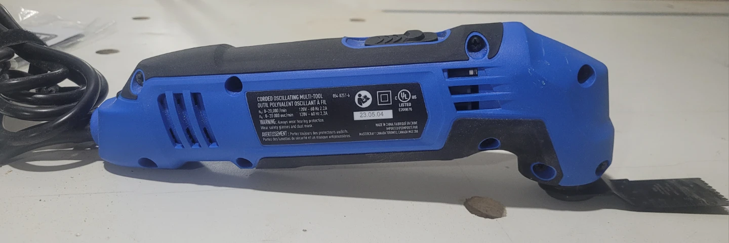 Mastercraft Corded Oscillating Multi-Tool - photo 2