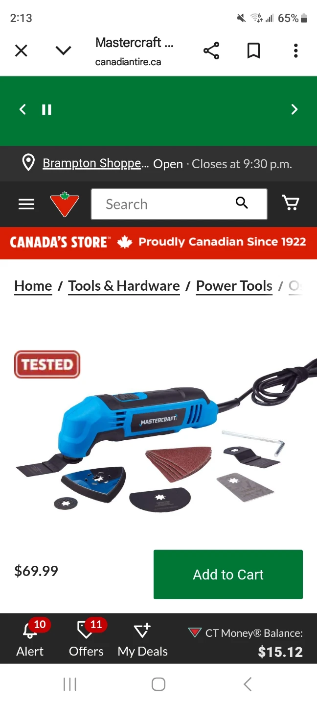Mastercraft Corded Oscillating Multi-Tool - photo 5