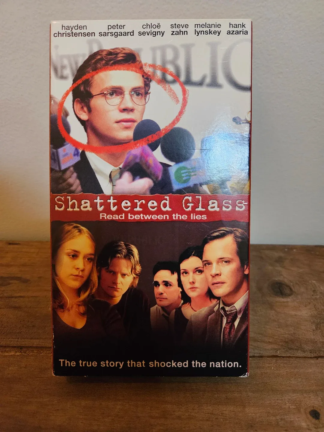 Shattered Glass VHS Tape