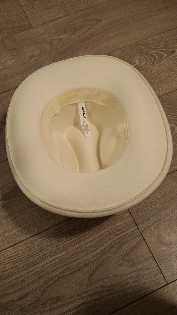 Garage Cream Hat with Silver Chain cowboy cowgirl - photo 3