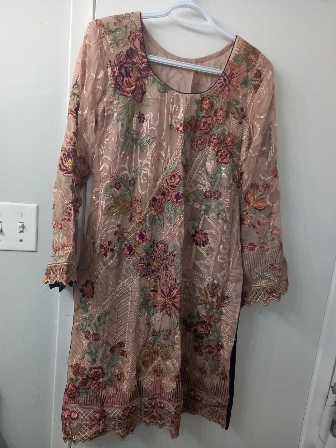Embroidered Floral Dress - photo 2