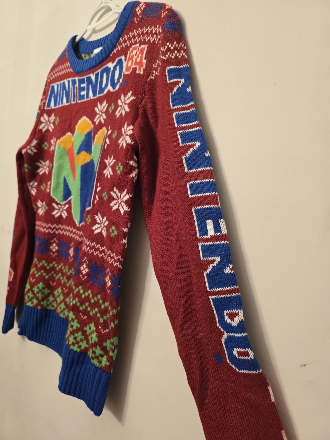 Nintendo 64 Christmas Sweater Small - photo 3