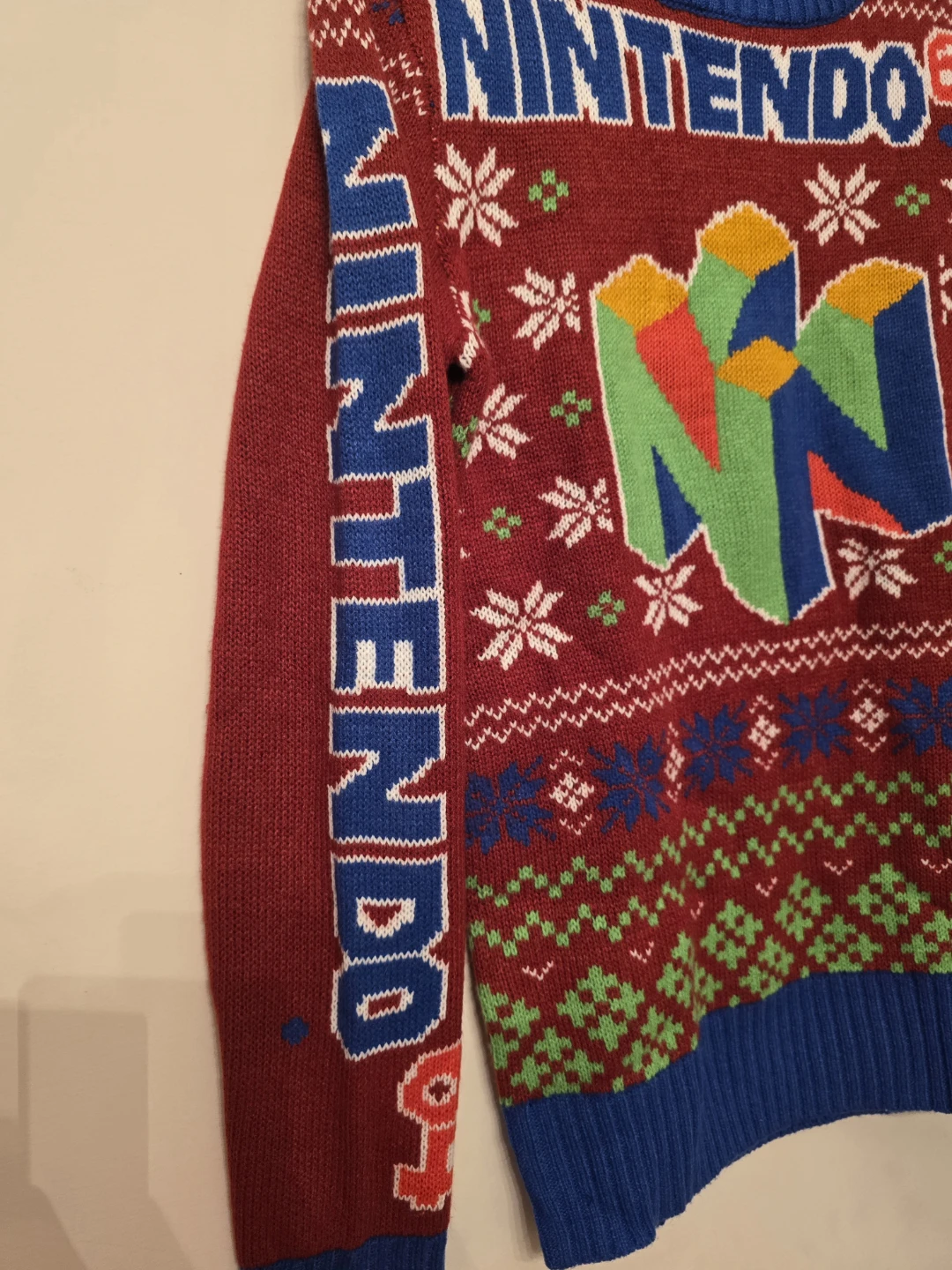 Nintendo 64 Christmas Sweater Small - photo 5