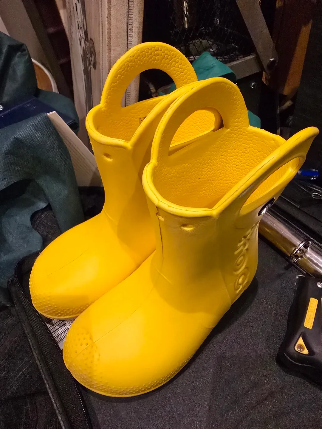 Crocs Handle It Rain Boots Yellow Size 6