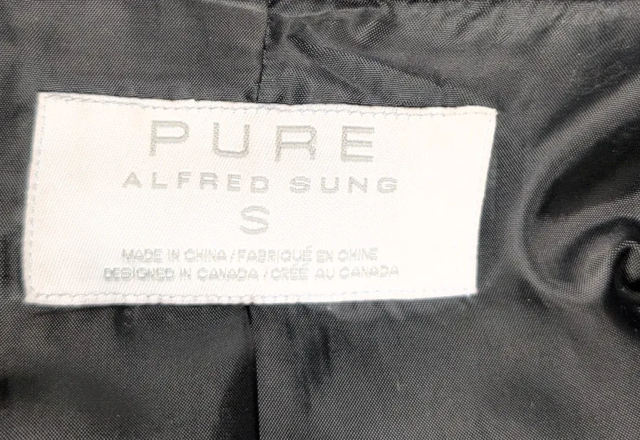 PURE by Alfred Sung Black Velvet Blazer Size S #cleanout image indicator(9)