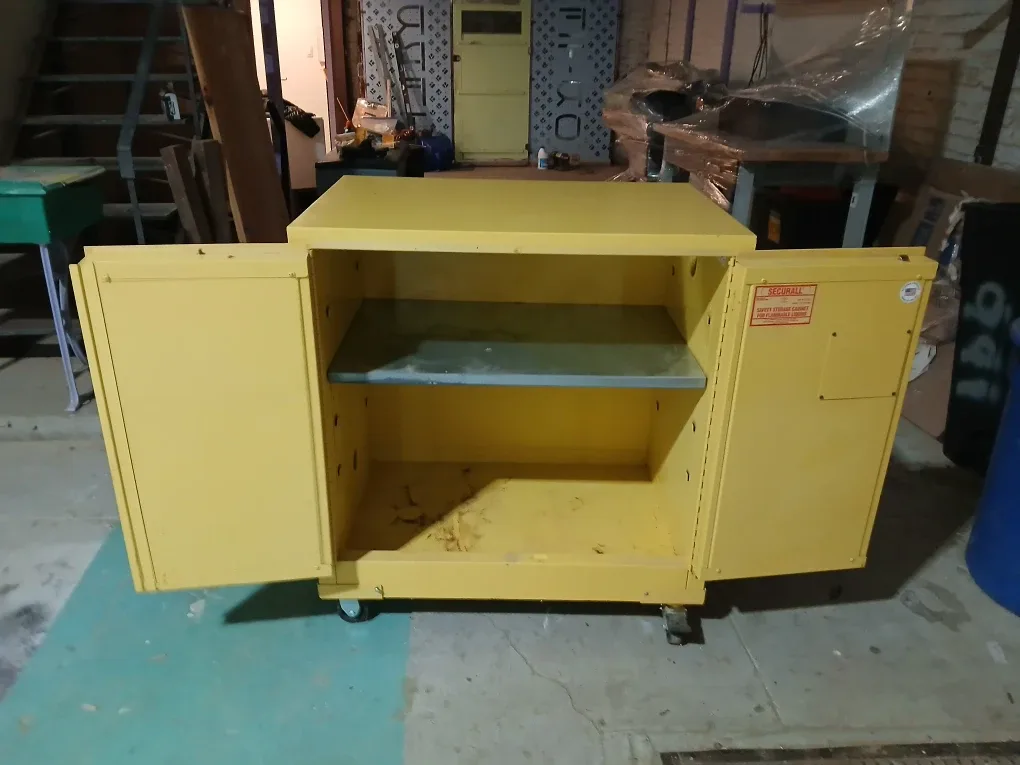 SECORALL Yellow Storage Cabinet - 36" x 42" image indicator(4)