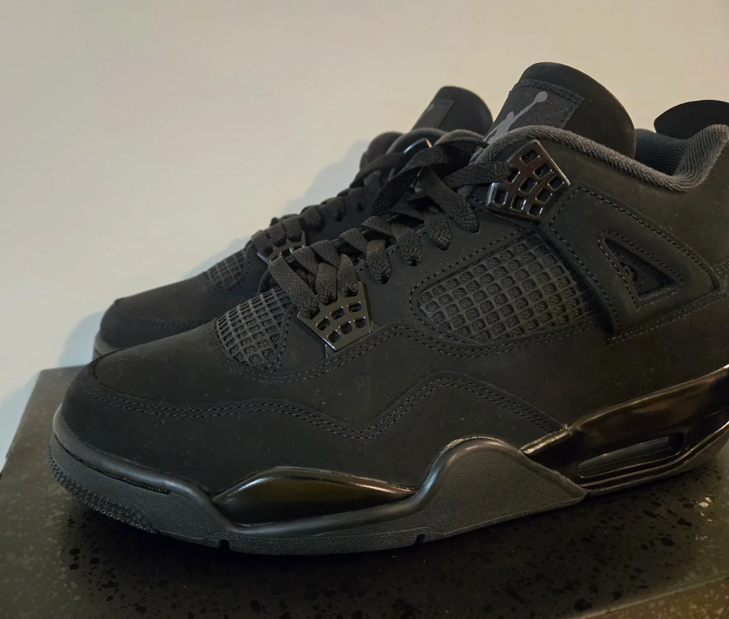 Nike Air Jordan 4 Retro Black Size 12