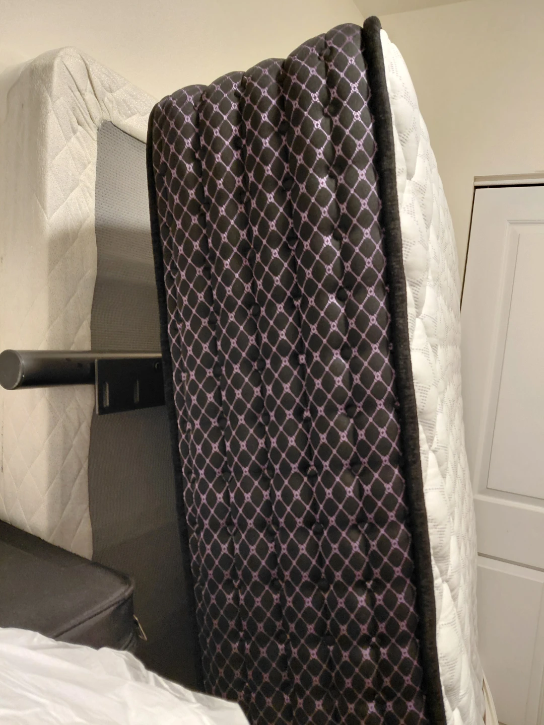 Bed frame, mattress board, foam  full size 12inch mattress - photo 3