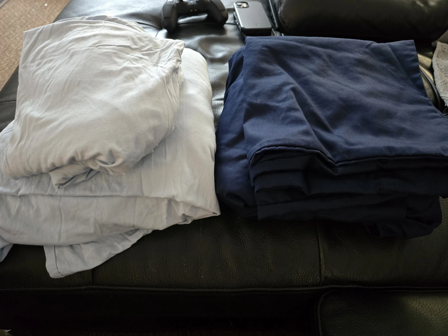 King size Blue & Light Blue Sheet Set