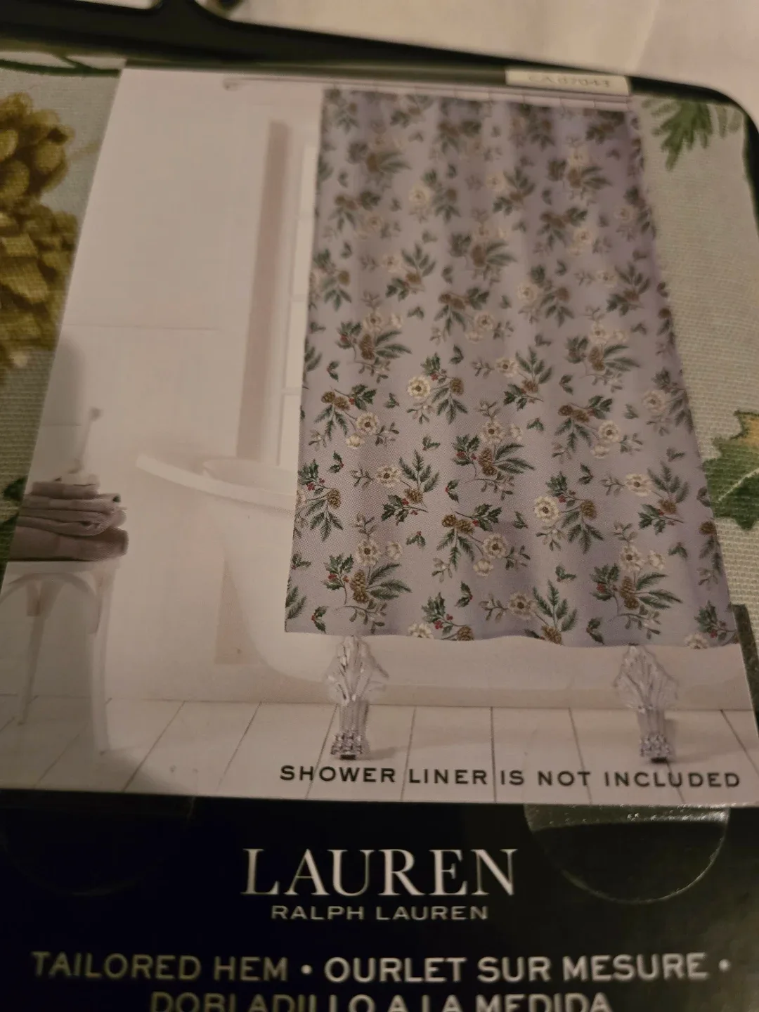 Lauren Ralph Lauren Floral Shower Curtain - 70x72 #Cleanout image indicator(3)