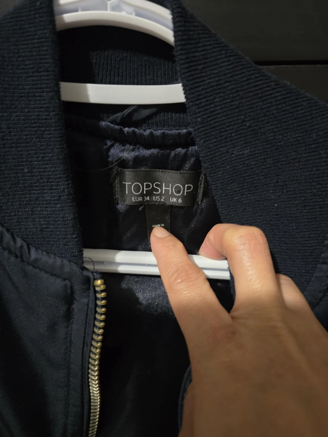 Topshop Bomber Jacket - Size US 2 - photo 2