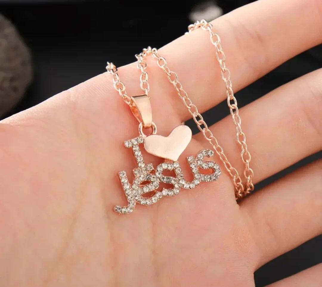 "I Love Jesus" Pendant Necklace - photo 4