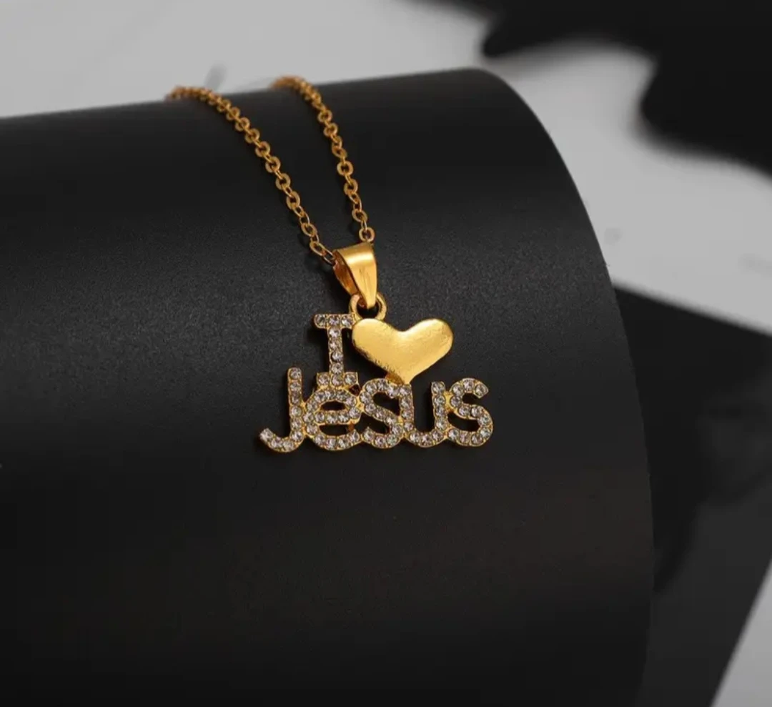 "I Love Jesus" Pendant Necklace - photo 5