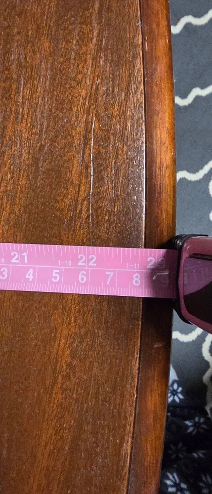 Antique Dark Wood Side Table image indicator(7)