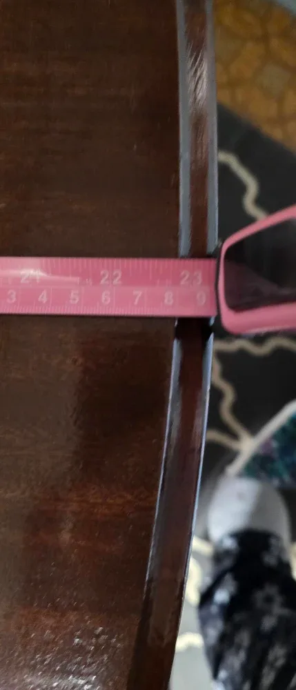 Antique Dark Wood Side Table image indicator(8)