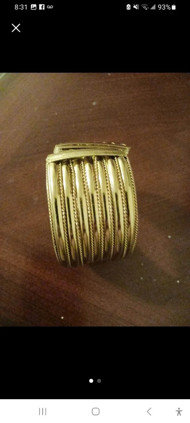Gold Cuff Bracelet
