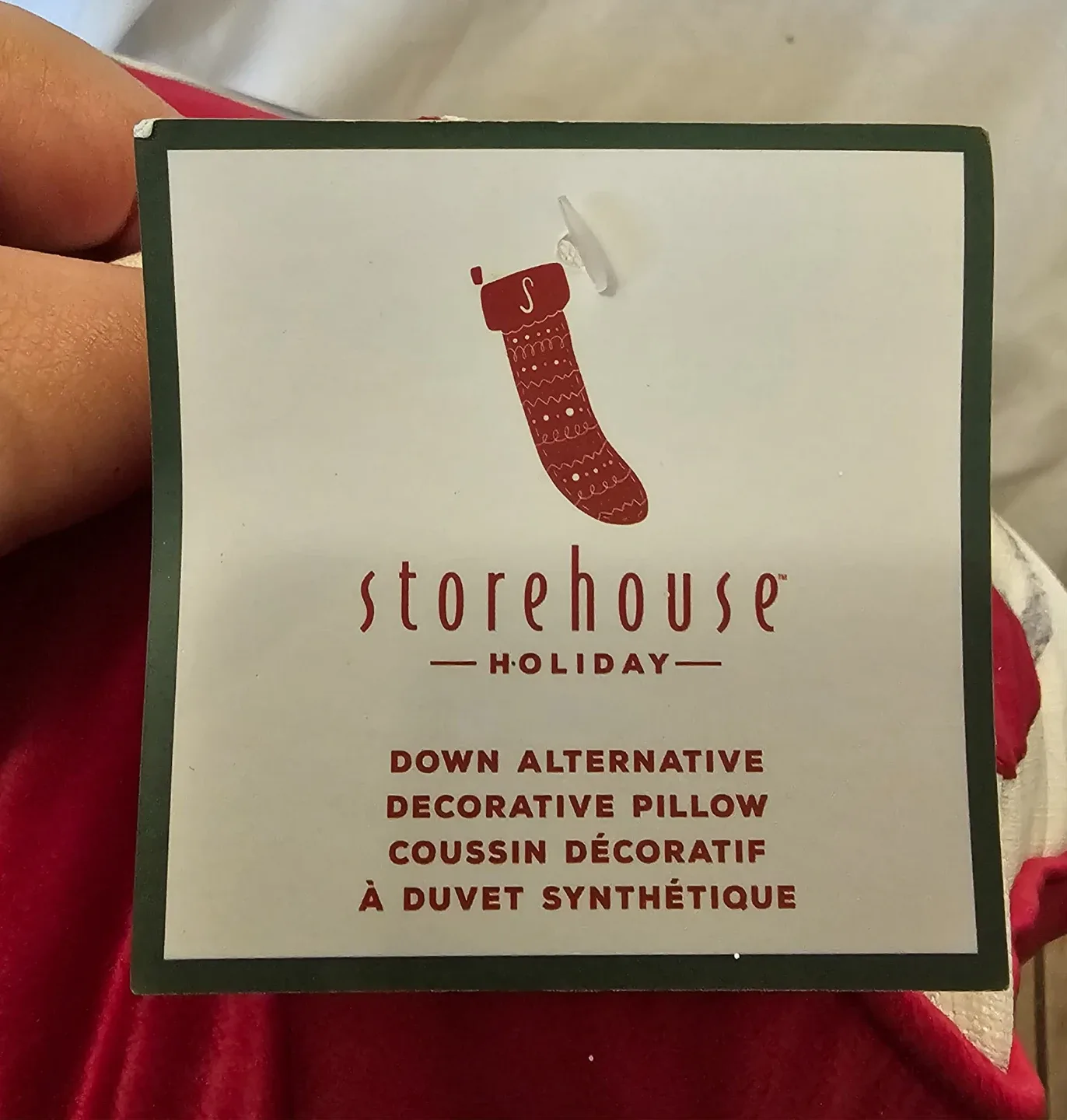 Multi-Coloured Storehouse Santa Claus Christmas Decor Pillow image indicator(5)