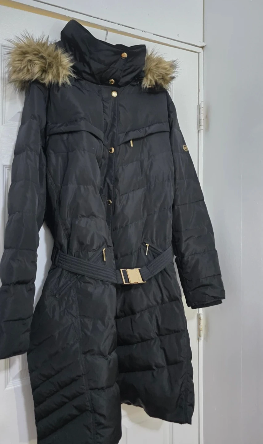 Michael Kors Black Down Puffer Coat